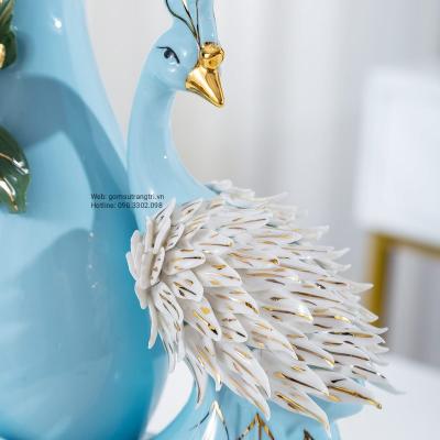 Bình Cắm Hoa Chim Công - sản phẩm trang trí nhà cửa độc đáo